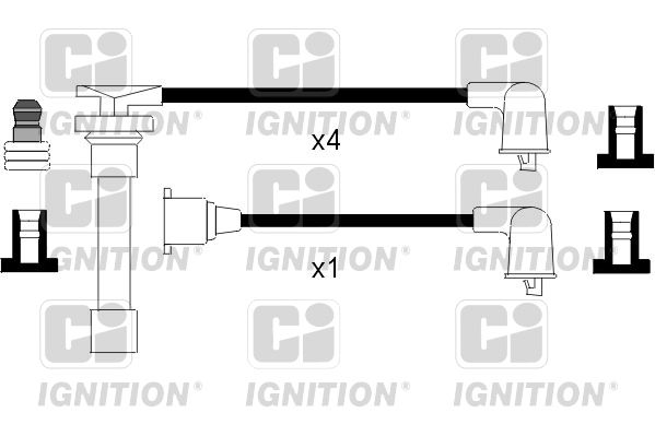 QUINTON HAZELL Augstsprieguma vadu komplekts XC1109